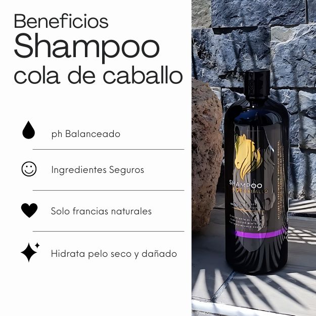 Shampoo cola caballo 1l: anticaída y estimulador crecimiento